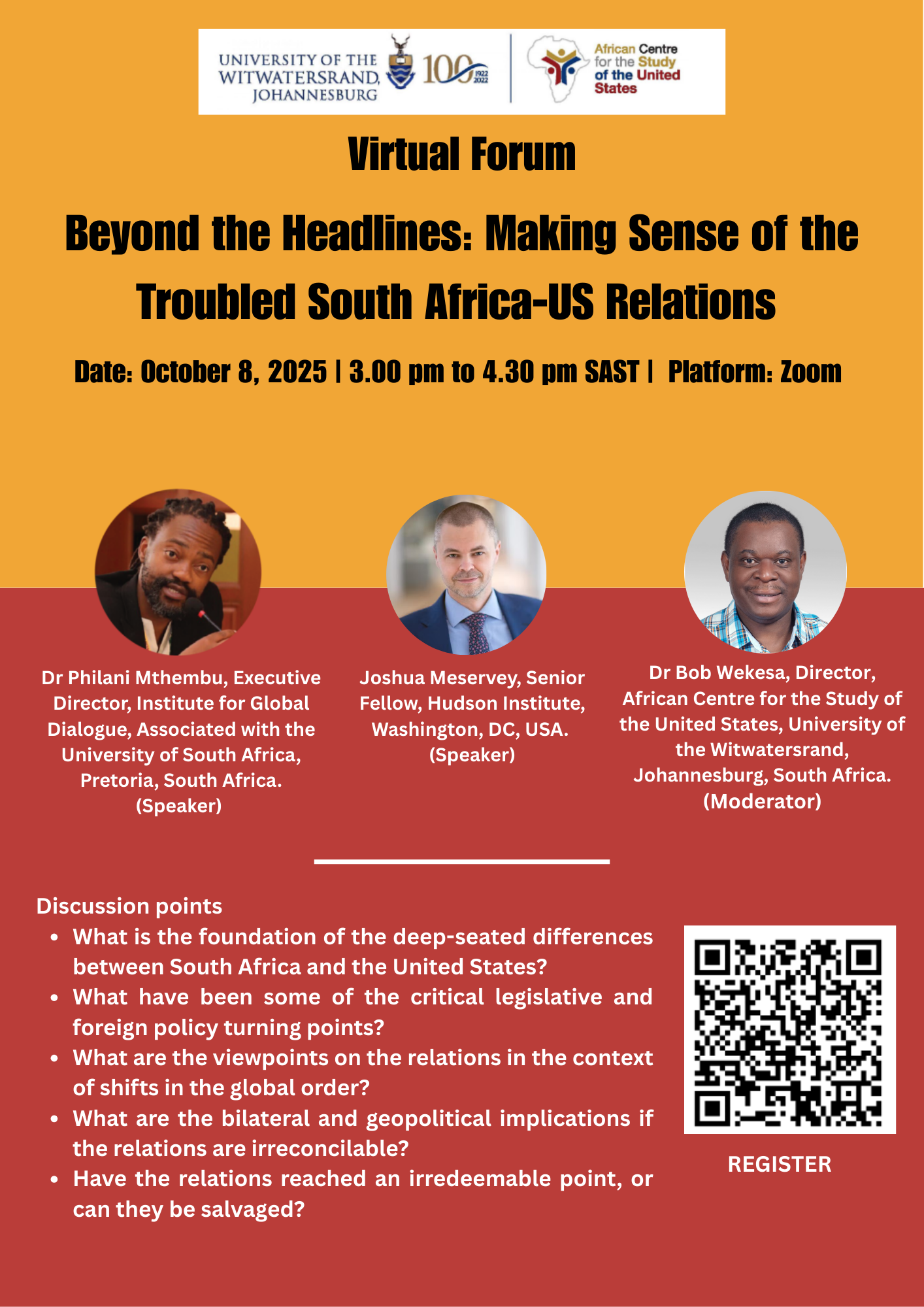 Beyond the Headlines: Making Sense of the Troubled South Africa-US Relations